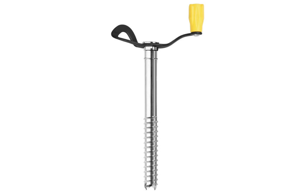Śruba lodowa Grivel Helix 20 cm stal uchwyt asymetryczny korbka 178 g