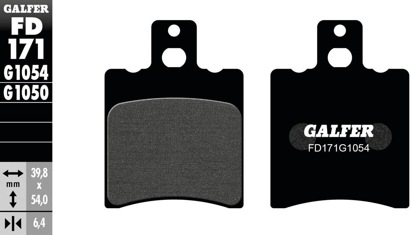 GALFER FD171 klocki hamulcowe organiczne