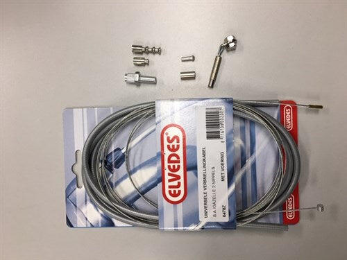 Linka przerzutki Elvedes Gear Cable SA uniwersalna srebrna