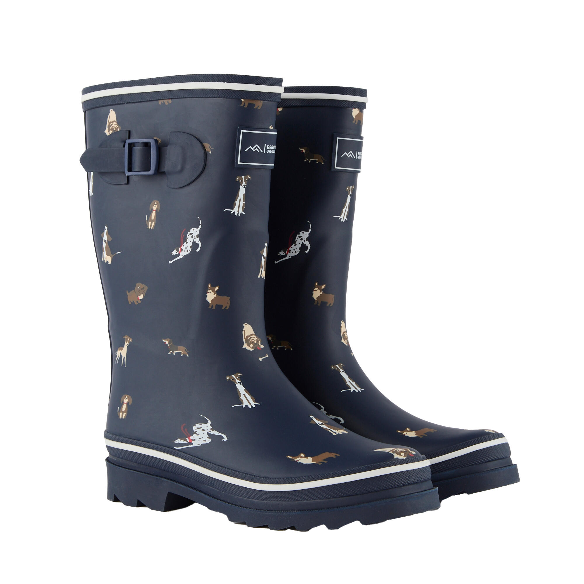 Buty Wellington Damskie Amelia Dogs