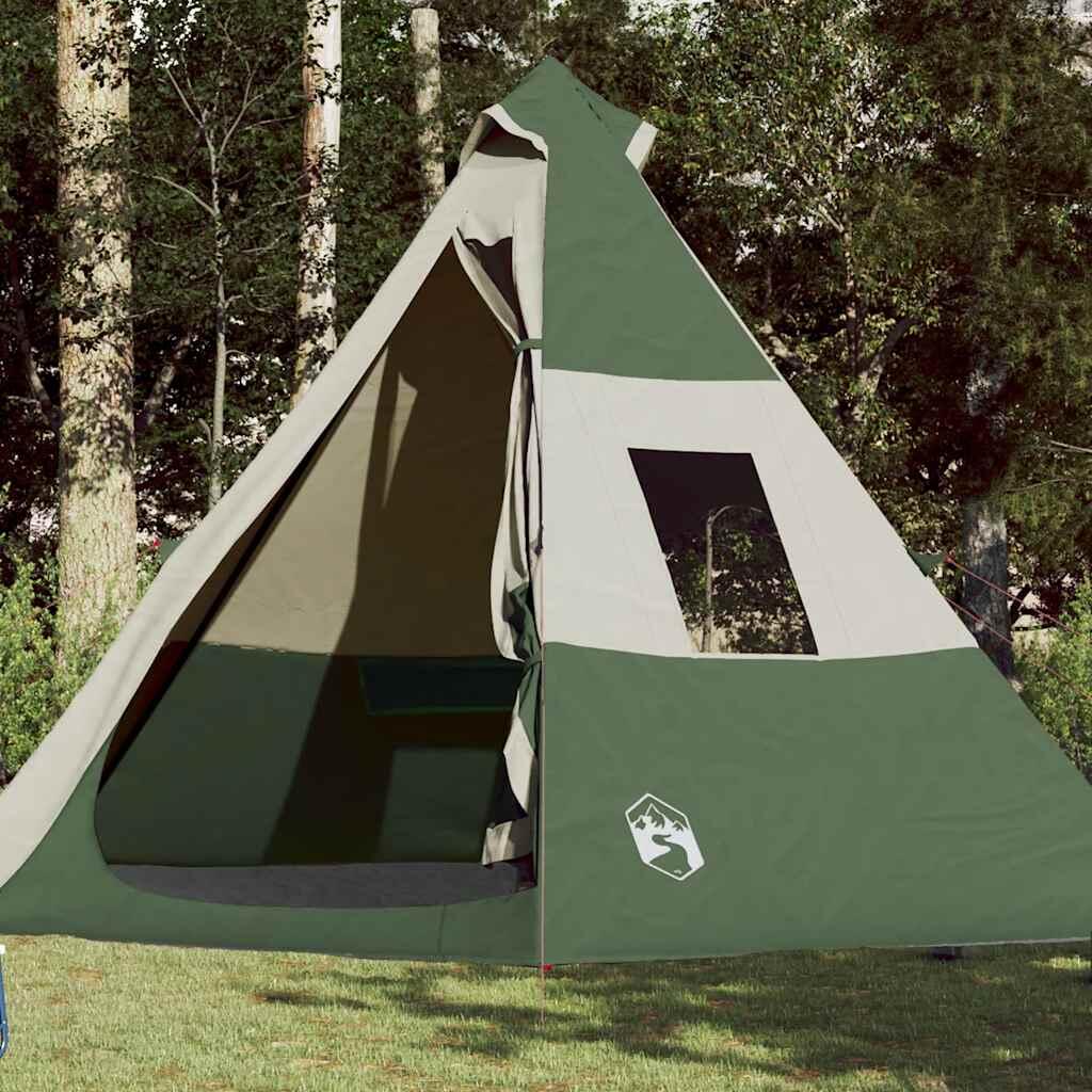 Namiot tipi VidaXL dla 7 osób wodoodporny zielony
