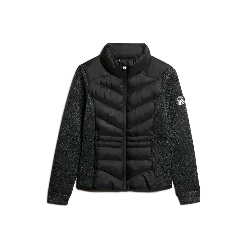Kurtka hybrydowa dzianinowa damska Superdry Storm