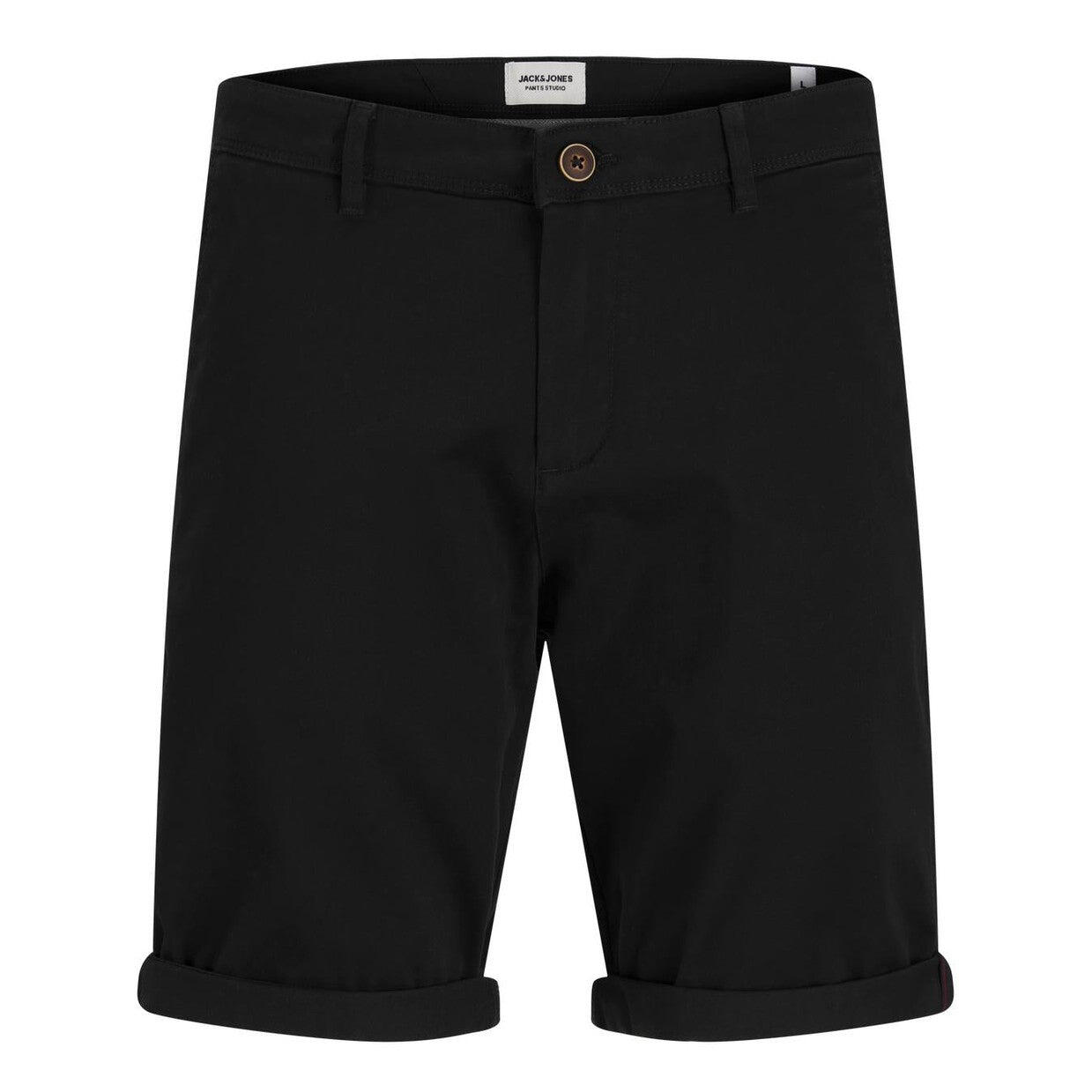 Krótki Jack & Jones Bowie Solid Mid czarny