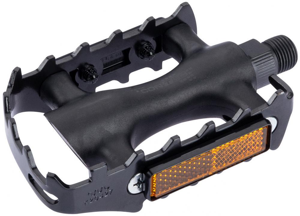 CONTEC Flow CT pedały platformowe, plastikowe, czarne