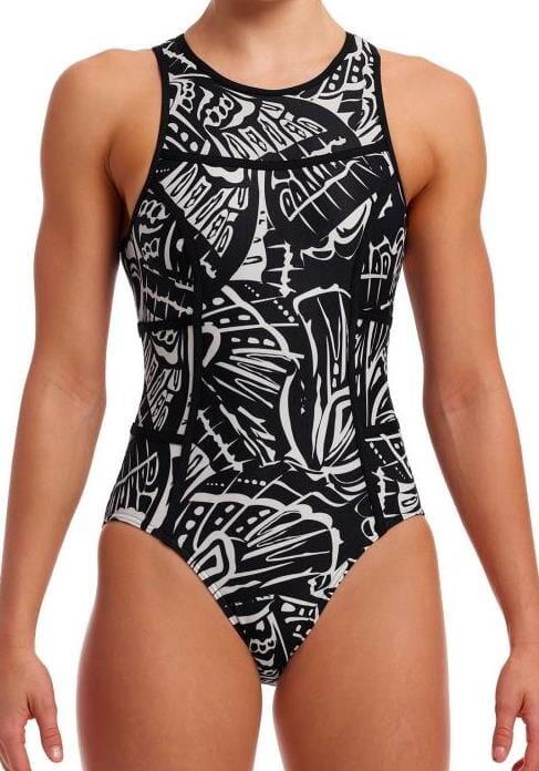 Strój pływacki Funkita Night Flyer Hi Flyer zapinany na suwak