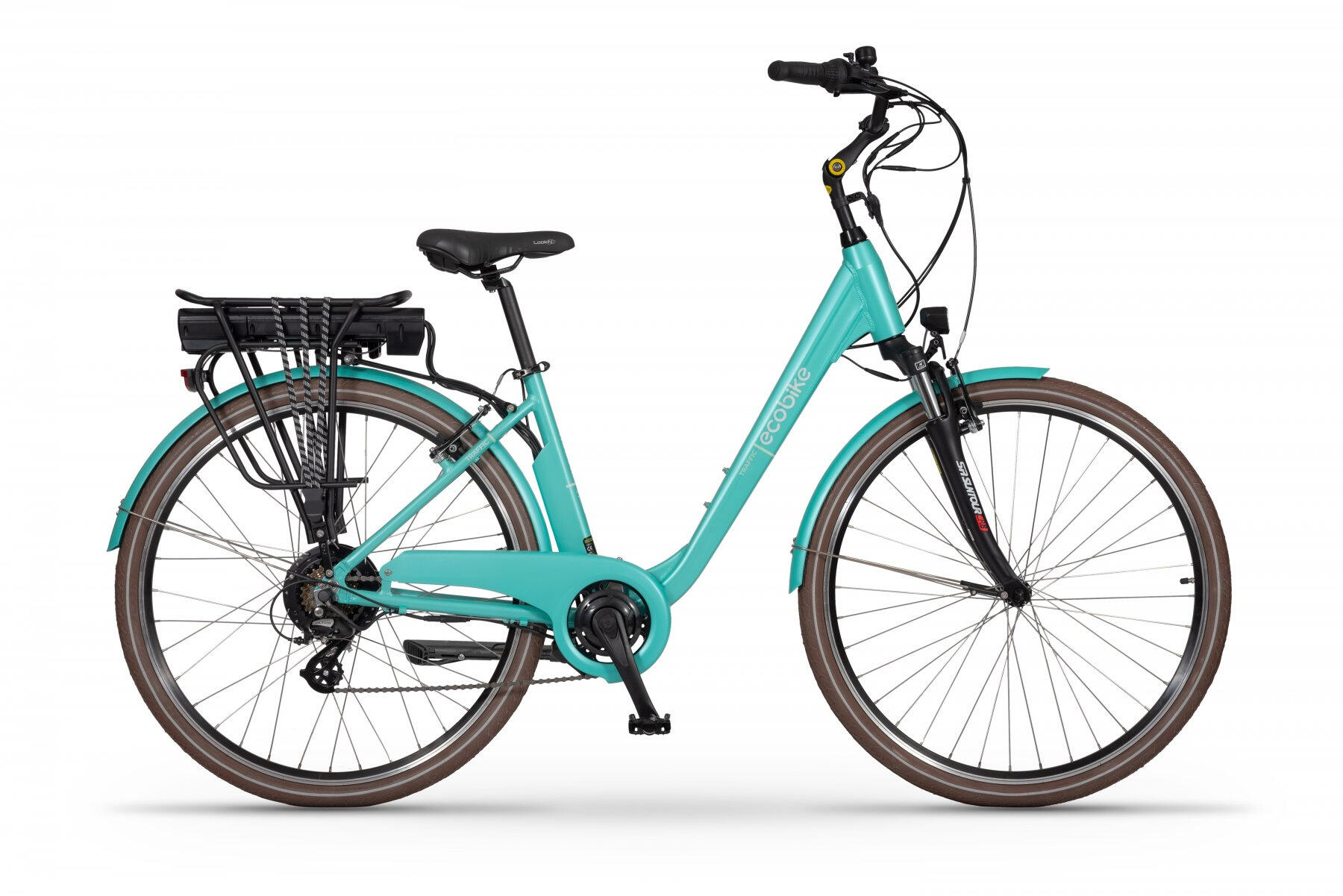 Ecobike rower elektryczny Traffic D 28 17 mint z baterią 17,5 Ah