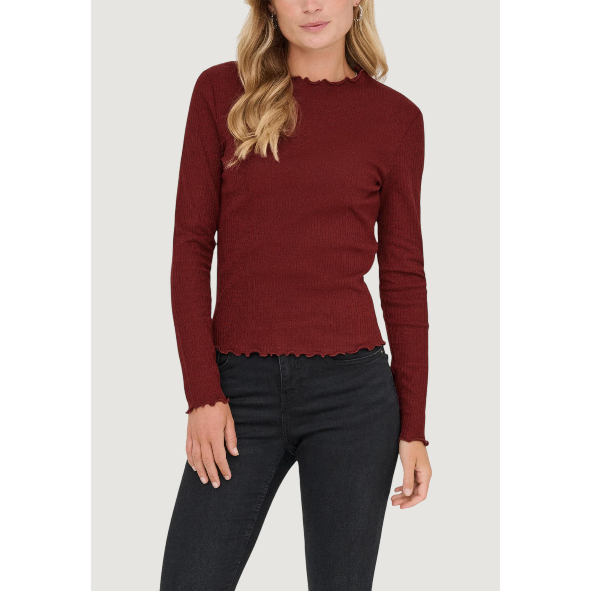 Koszulka z długim rękawem Kobieta ONLY Onlemma Life Ls Glitter Top Jrs Noos