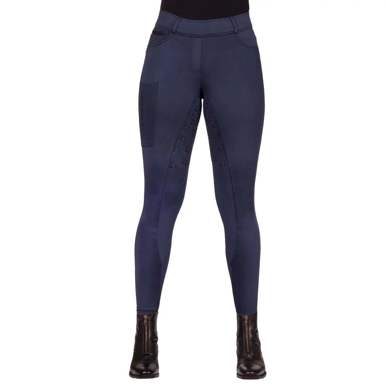 Legging damska jazda z pełną przyczepnością QHP Jorine