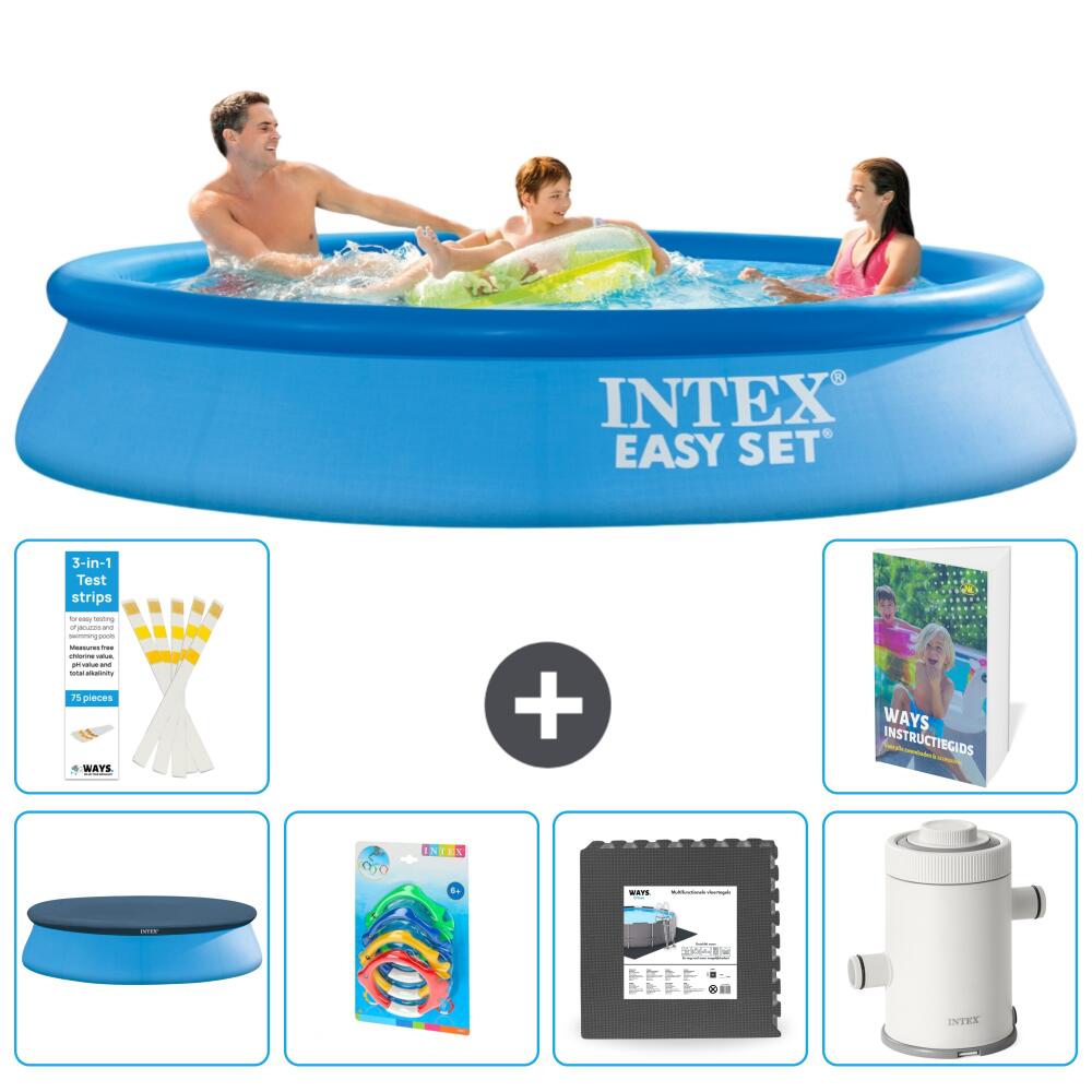INTEX Basen Easy Set Okrągły - 305x61 cm - 7-częściowy S143