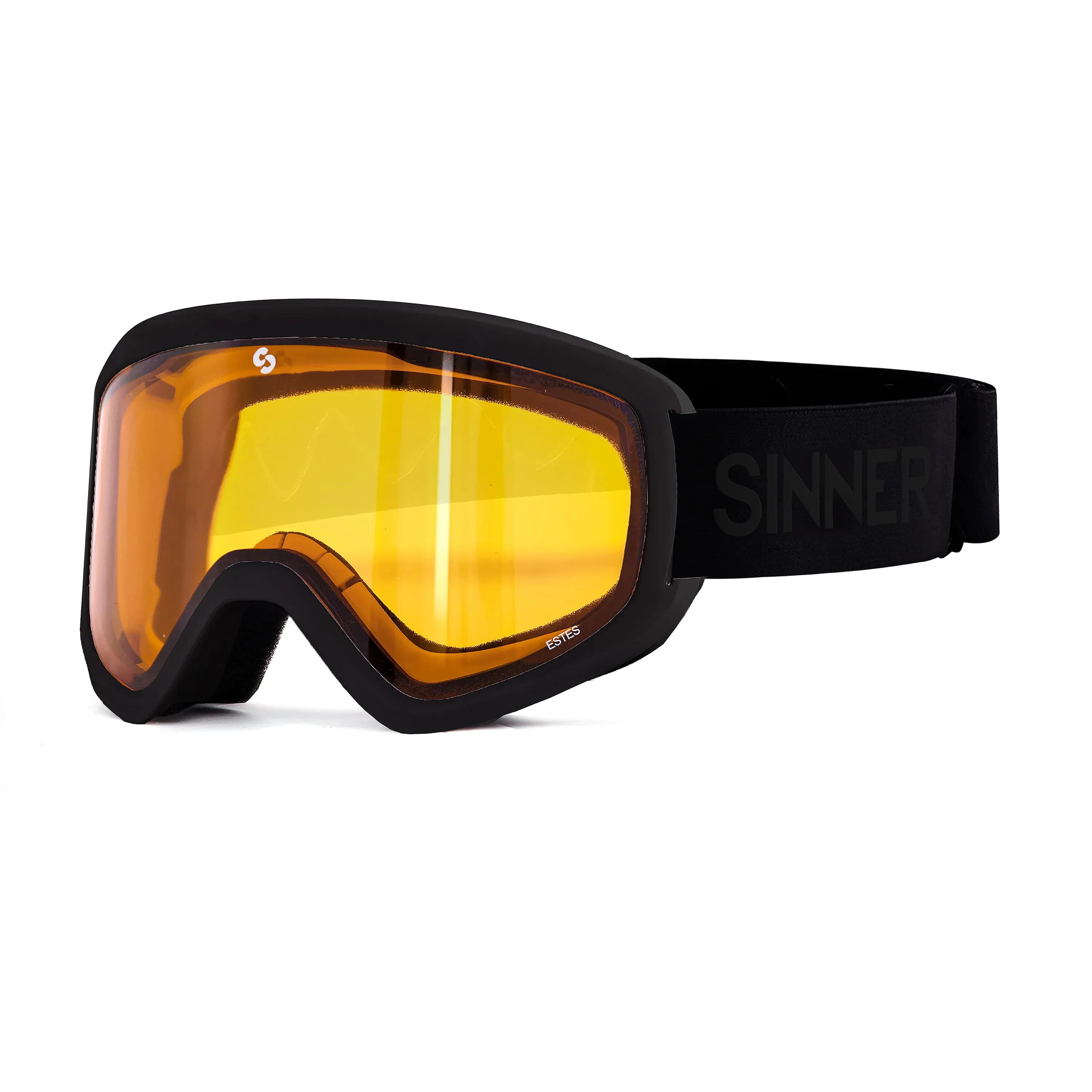 Gogle narciarskie/snowboardowe SINNER Estes, czarne, unisex
