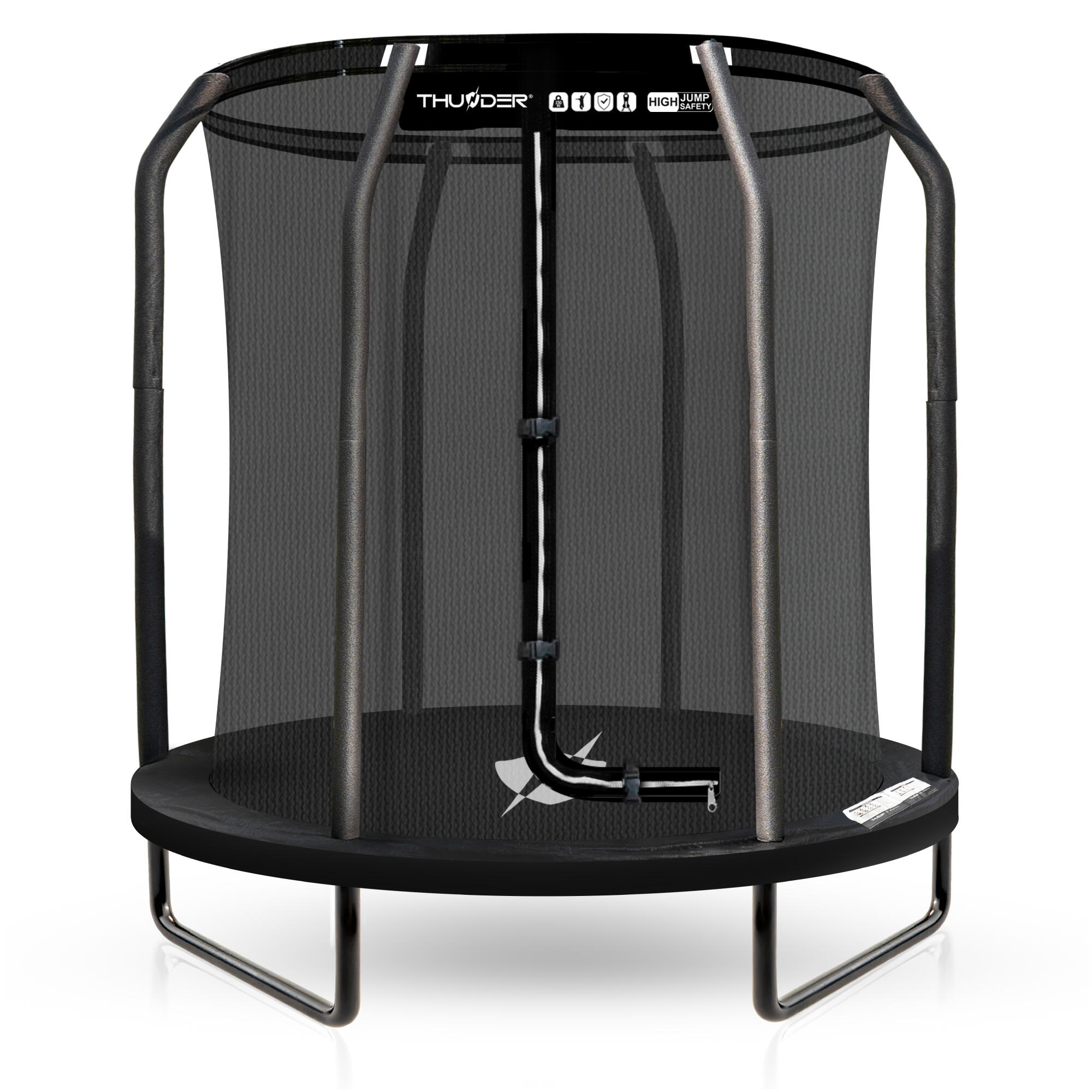 Trampolina THUNDER INSIDE ELITE 4.5FT (140cm) BLACK