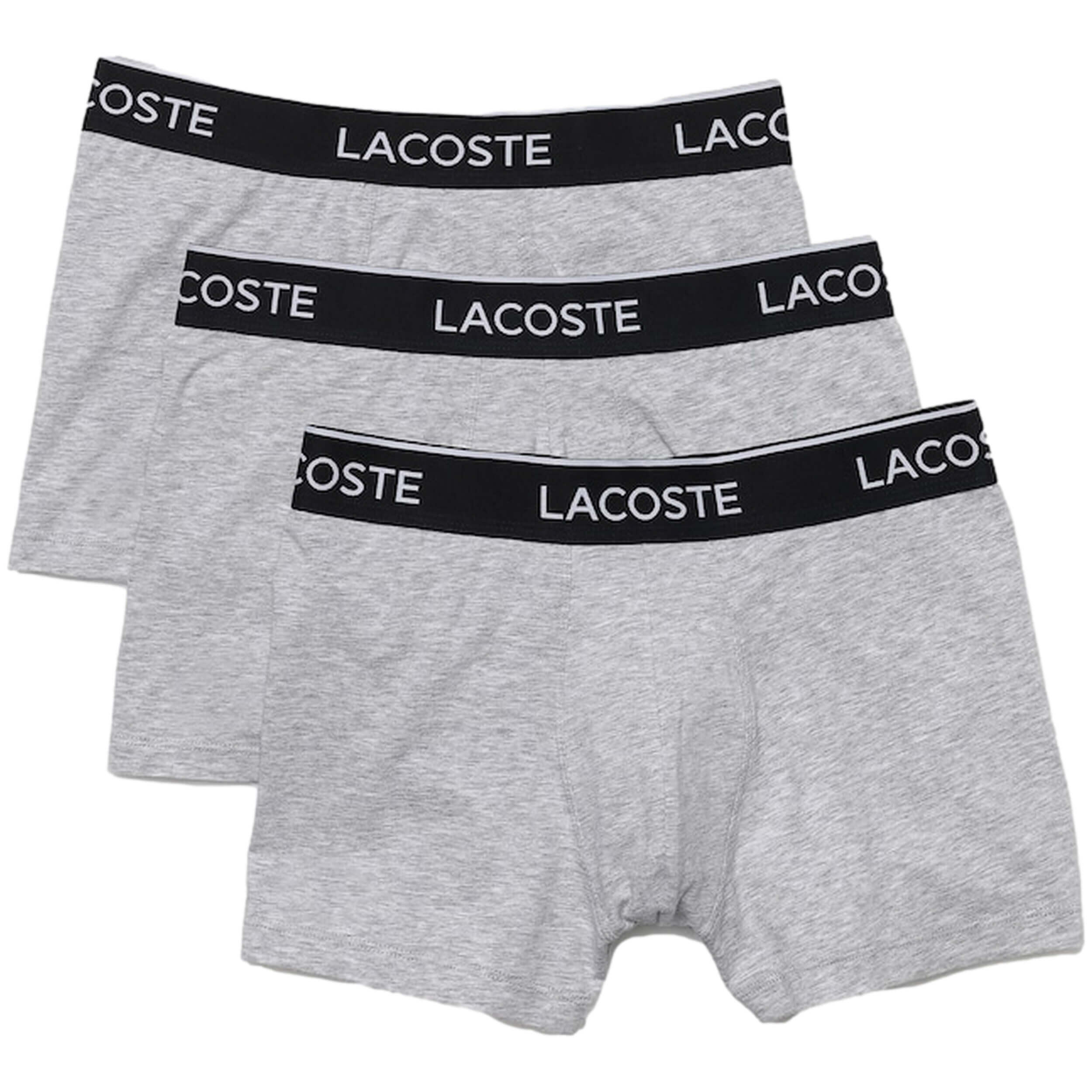 Bokserki Lacoste szare, zestaw 3 sztuk