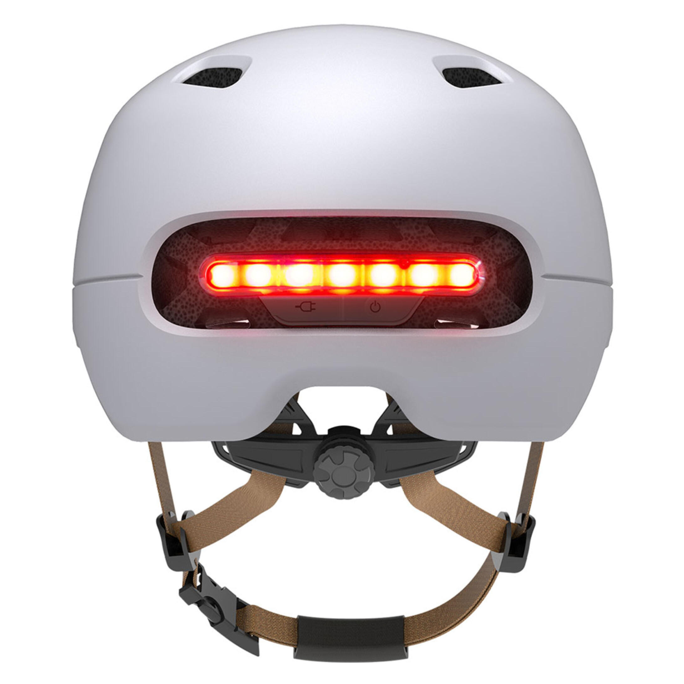 Kask elektryczny na skuter C20 Biały