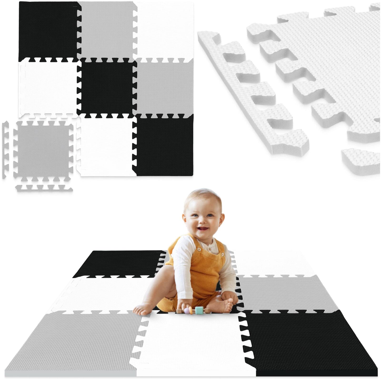 Mata edukacyjna dla dzieci puzzle 4FIZJO 90×90 cm 9 szt.