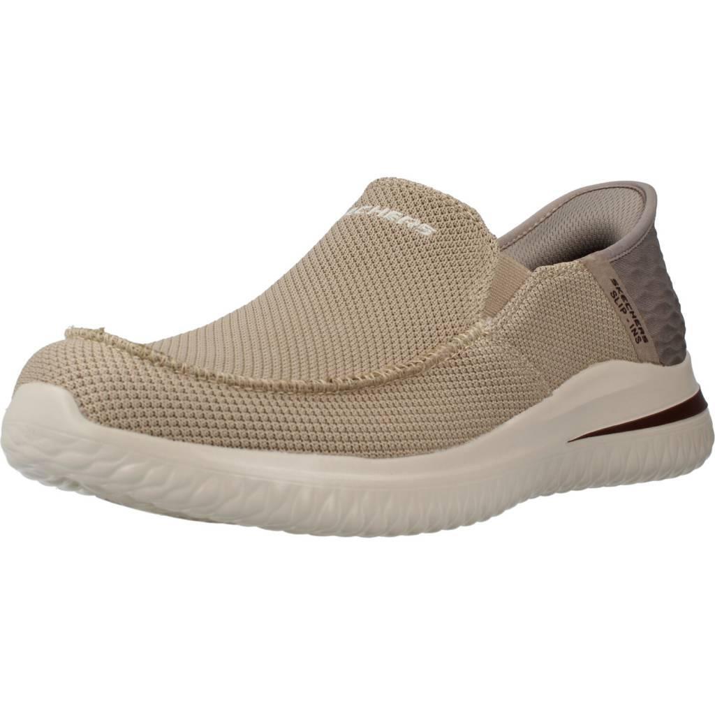 Kapcie SKECHERS SLIP-INS 210604S Jasnobrązowy