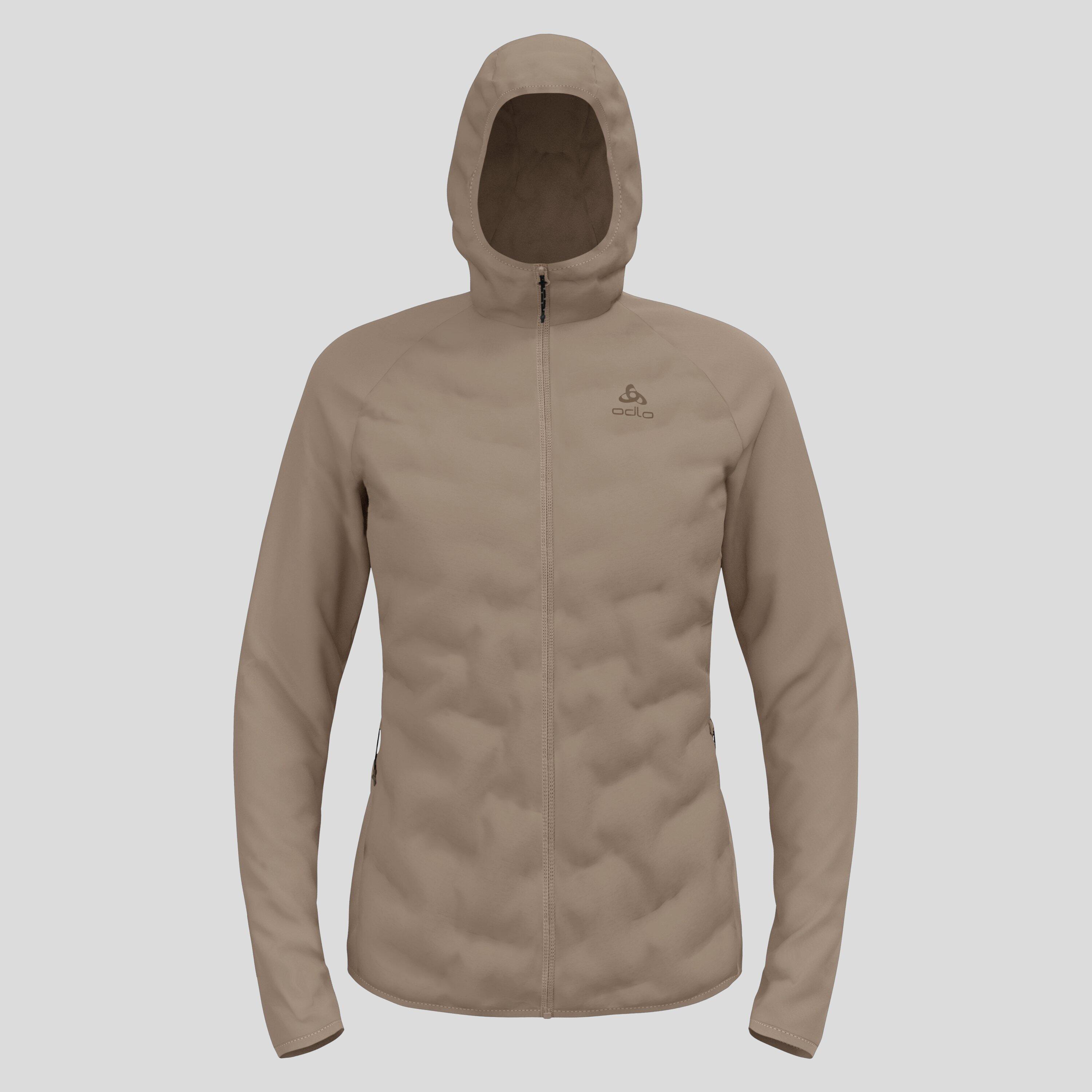Kurtka hybrydowa damska ODLO Zeroweight Insulator Mid Layer Hoody Full Zip