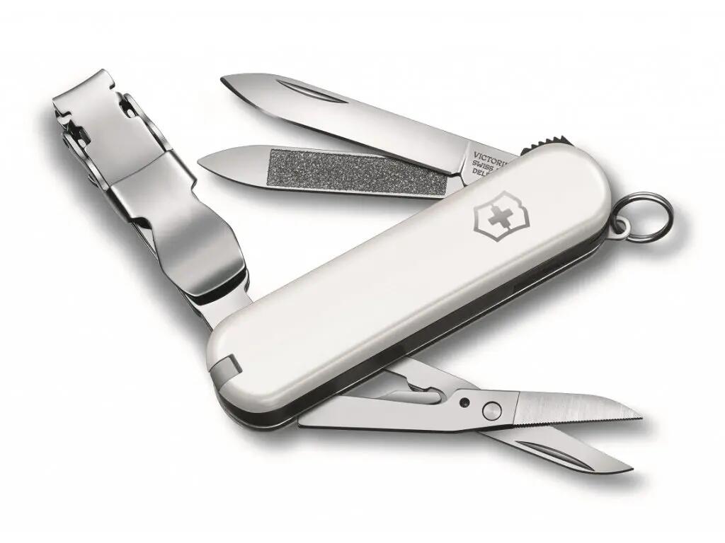Scyzoryk Victorinox Nail Clip, 8 funkcji, zielony, kompaktowy