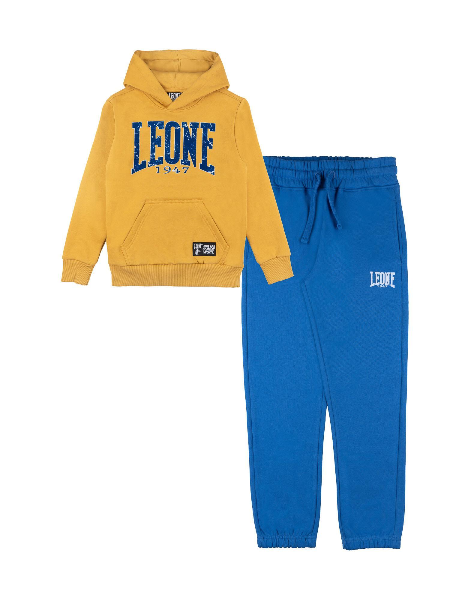 Leone 1947 Street Style Winter-Trainingsanzug zum Überziehen, Kapuze für Kinder