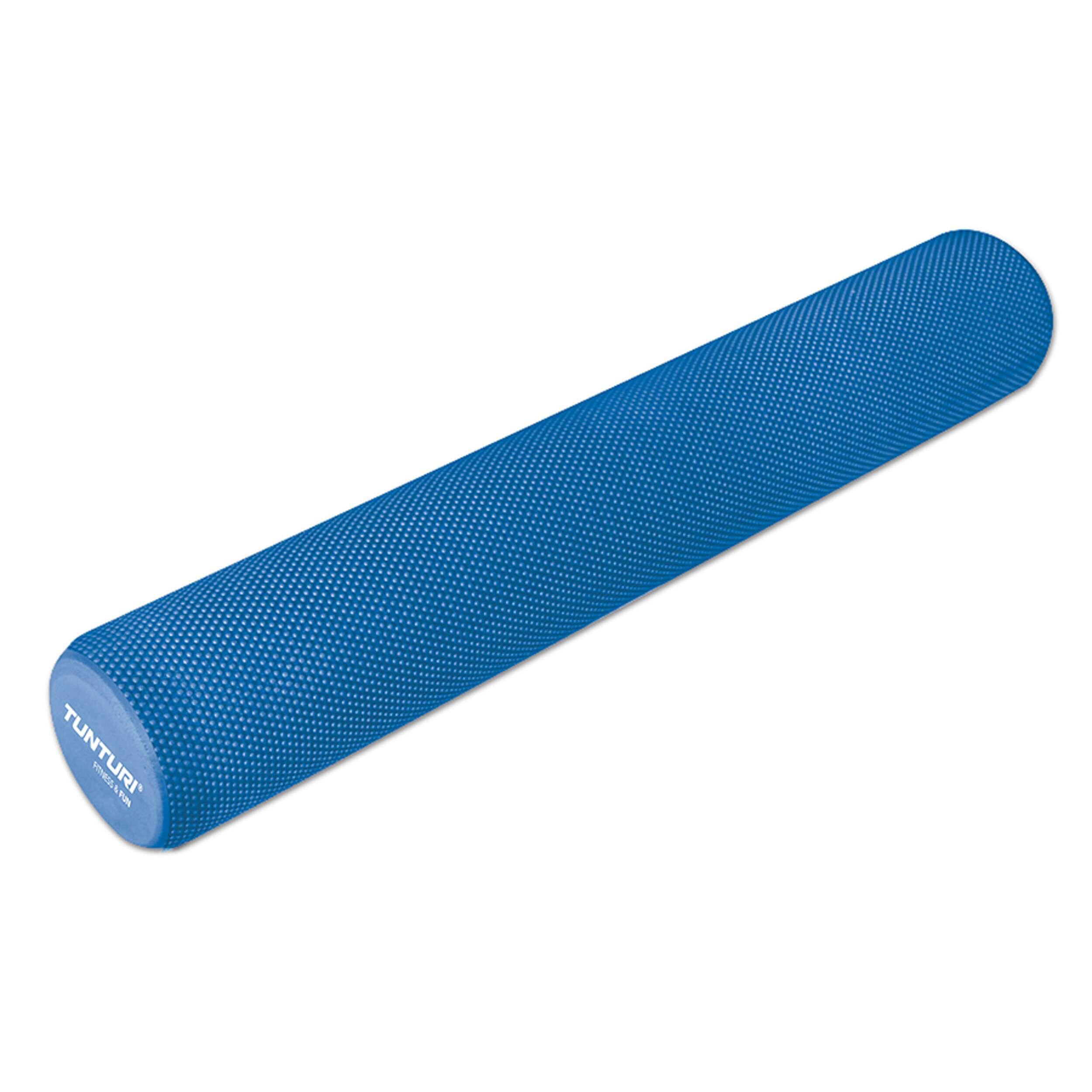 Roller do masażu jogi 90 cm - niebieski - Fitness