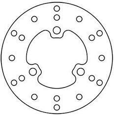 TRW Lucas tarcza hamulcowa MST241 160x3 mm sztywna