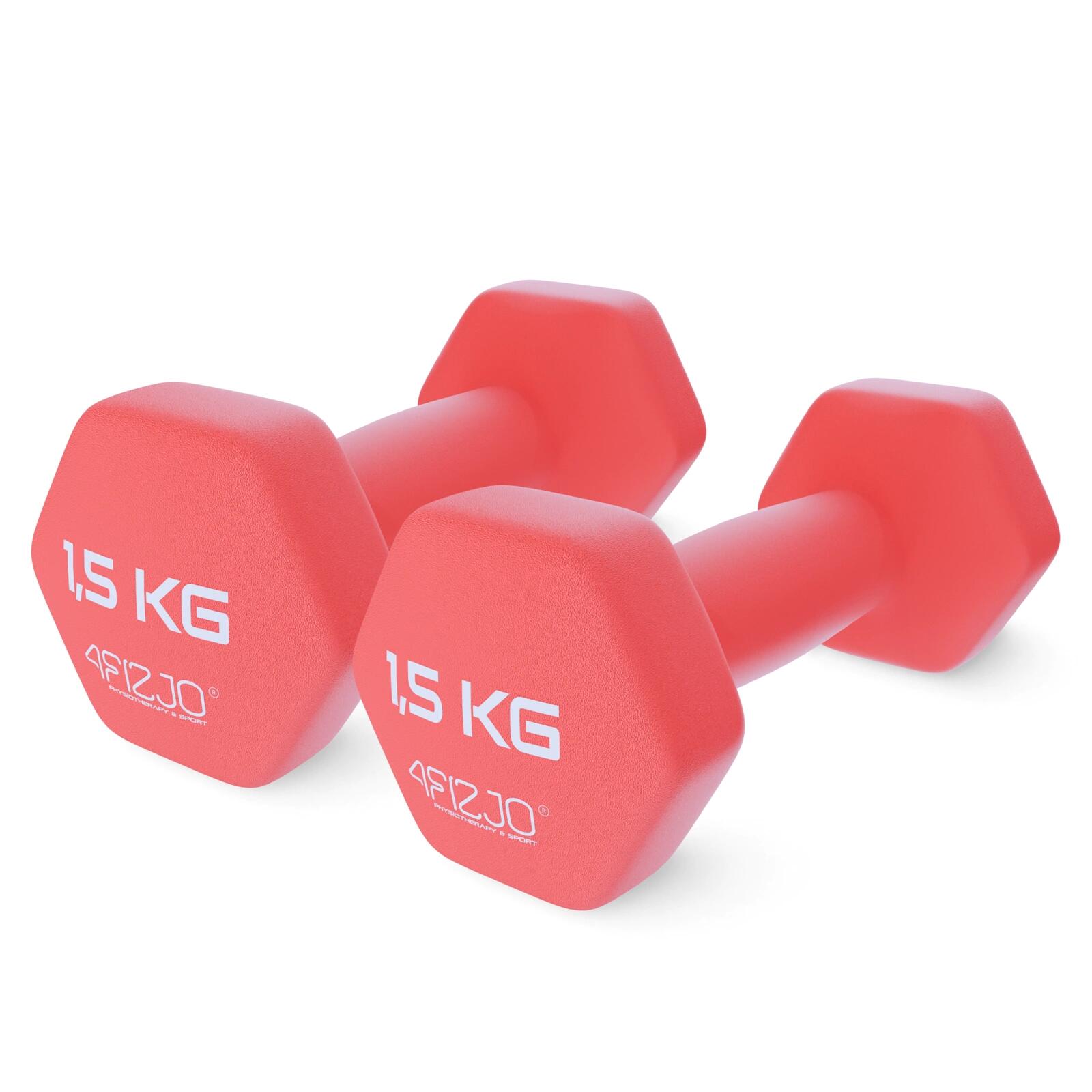 Hantelki ciężarki fitness uniwersalne 4FIZJO CLASSIC 2 szt.