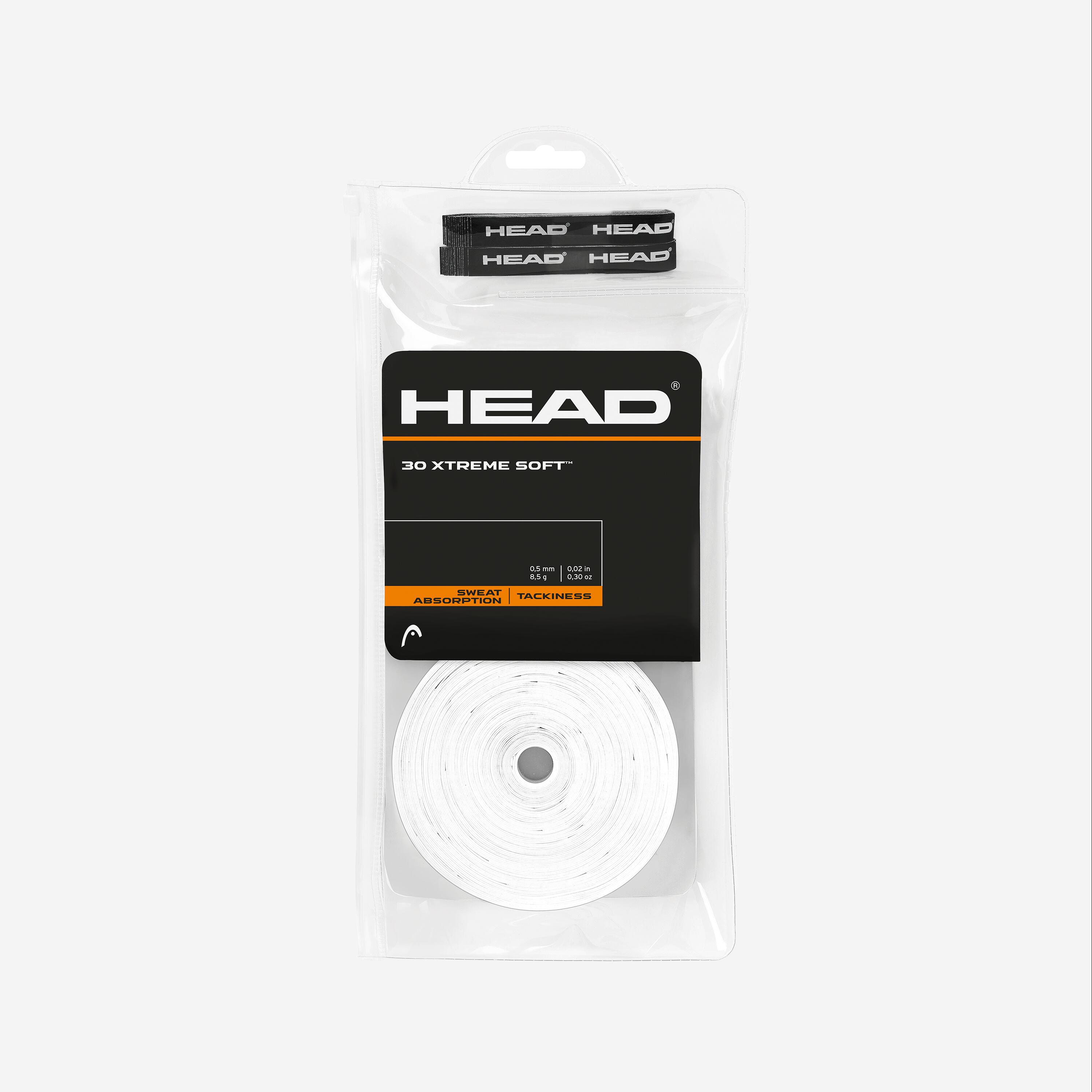 Owijka wierzchnia tenisowa Head Xtreme Soft cienka, rolka 30 sztuk