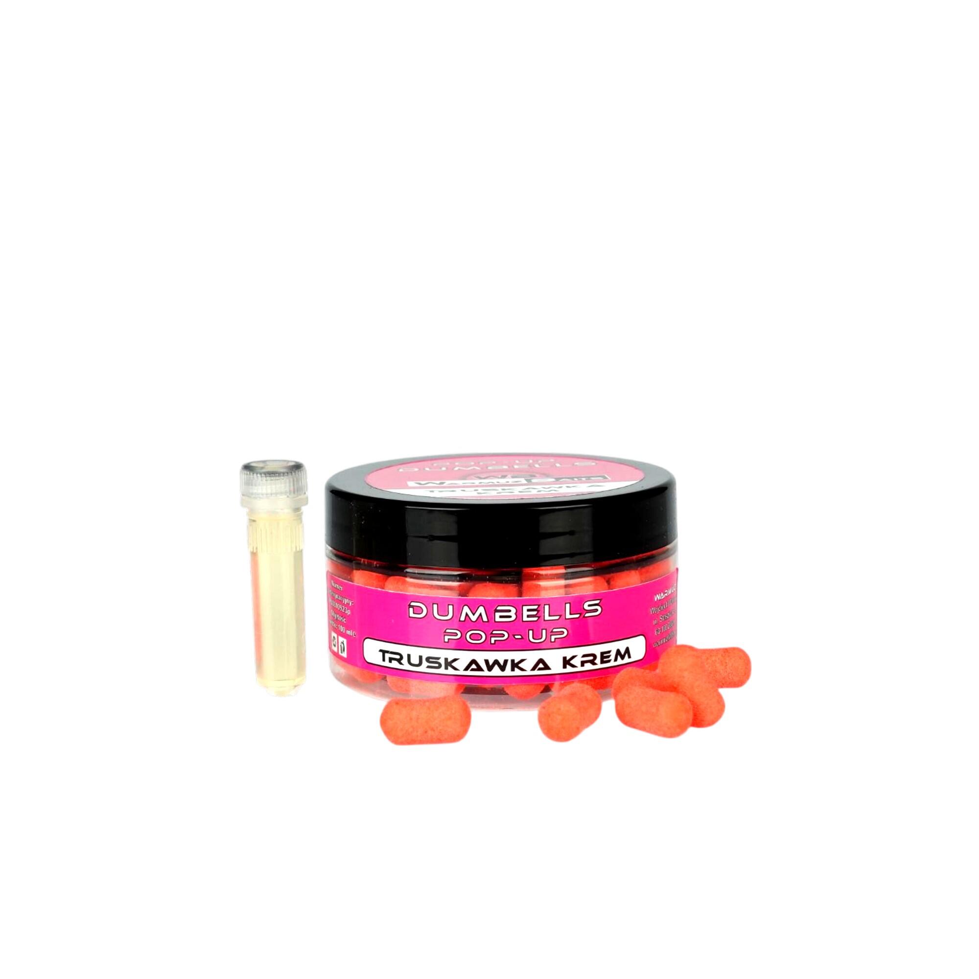 TRUSKAWKA KREM Pop Up 10mm Dumbells Warmuz Baits