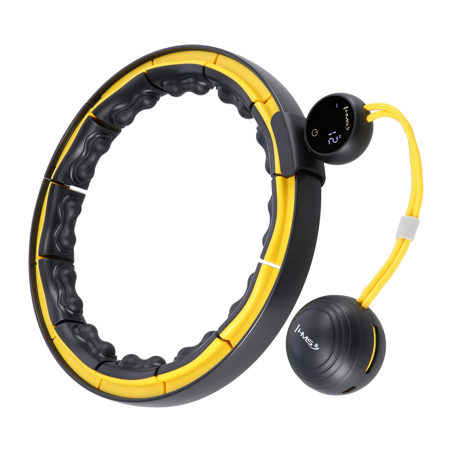 One Fitness Hula Hoop - Czarny/Żółty