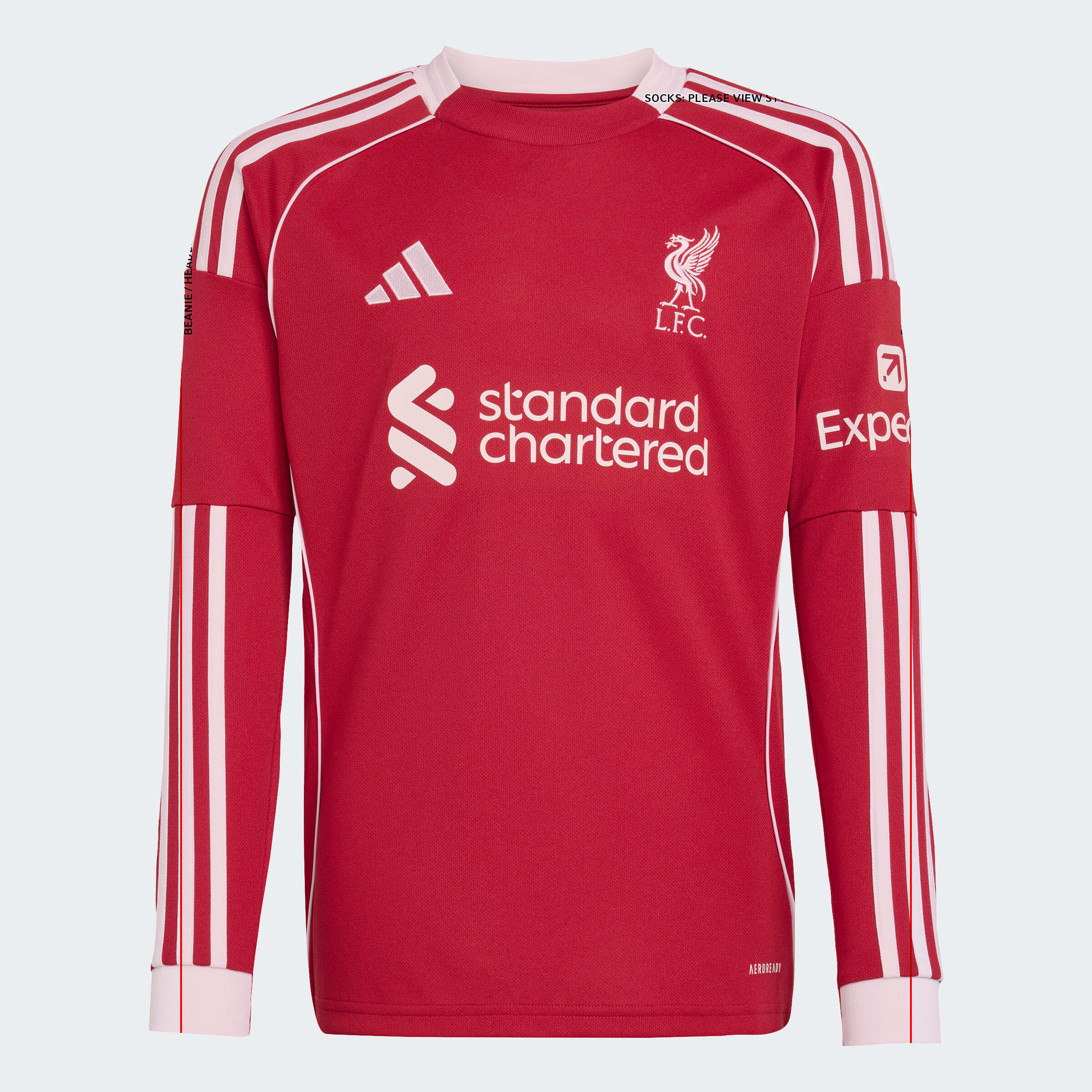 Koszulka Liverpool FC 25/26 Long Sleeve Home Kids