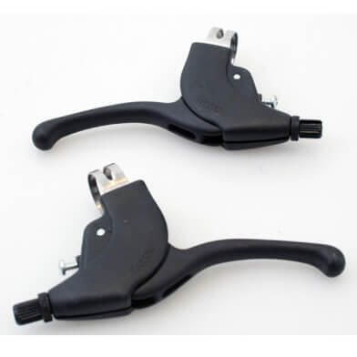 Zestaw dźwigni hamulca Saccon junior 22.2 mm PVC czarny