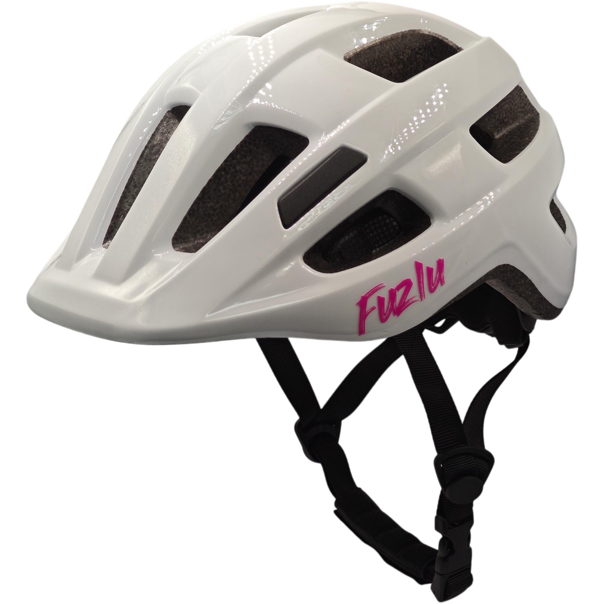 Kask rowerowy FUZLU Apex CYS-H-W027(LA) Solid White Glossy rozm. S (51-54 CM)