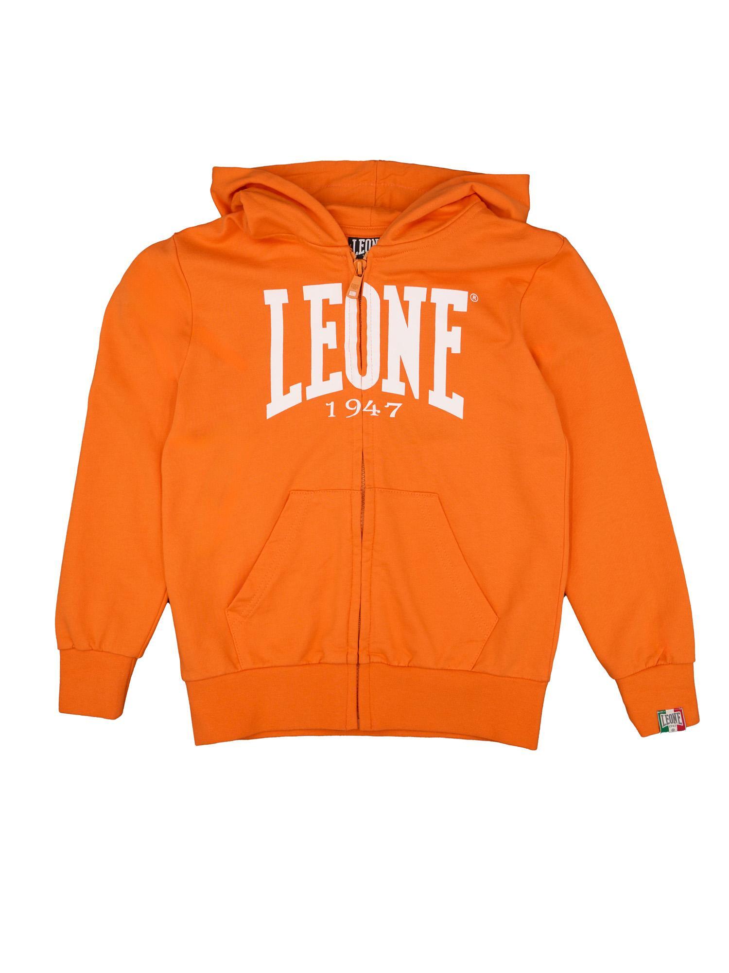 Leone Basic dziecięca bluza z kapturem zapinana na zamek