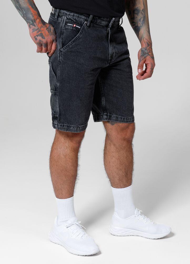 Szorty męskie Pitbull Jeansowe Black Denim Carpenter