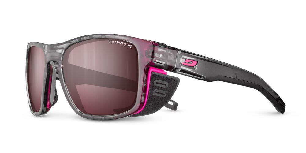Okulary z polaryzacją Julbo Shield M - SP Polarized 3 HD - grey tranlu/pink