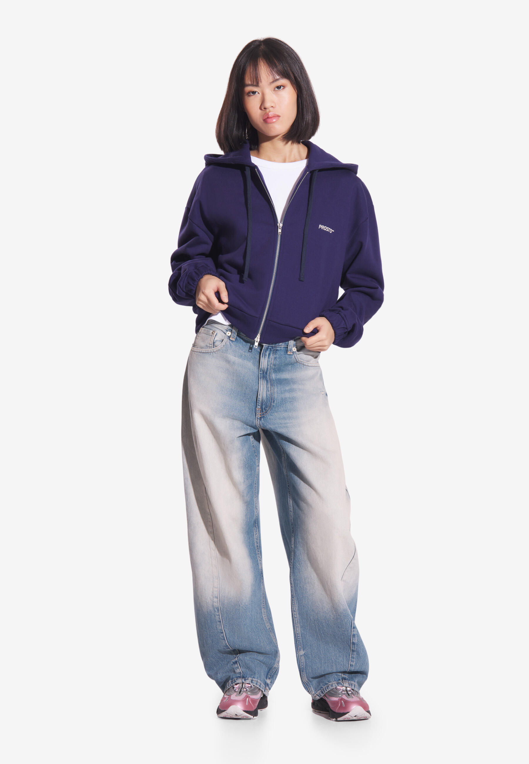Bluza sportowa damska Prosto Bomb z kapturem
