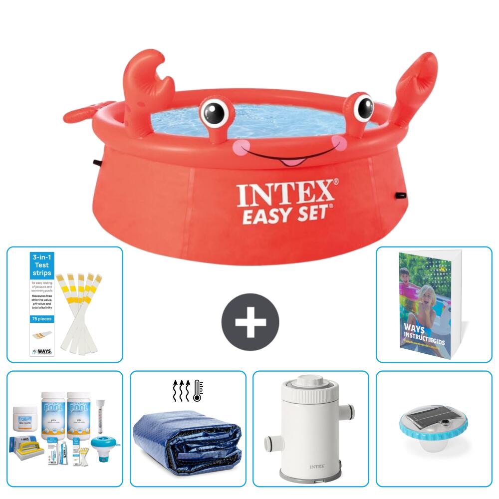 INTEX Basen Easy Set Okrągły - Krab - 183x51 cm - 7-częściowy S54