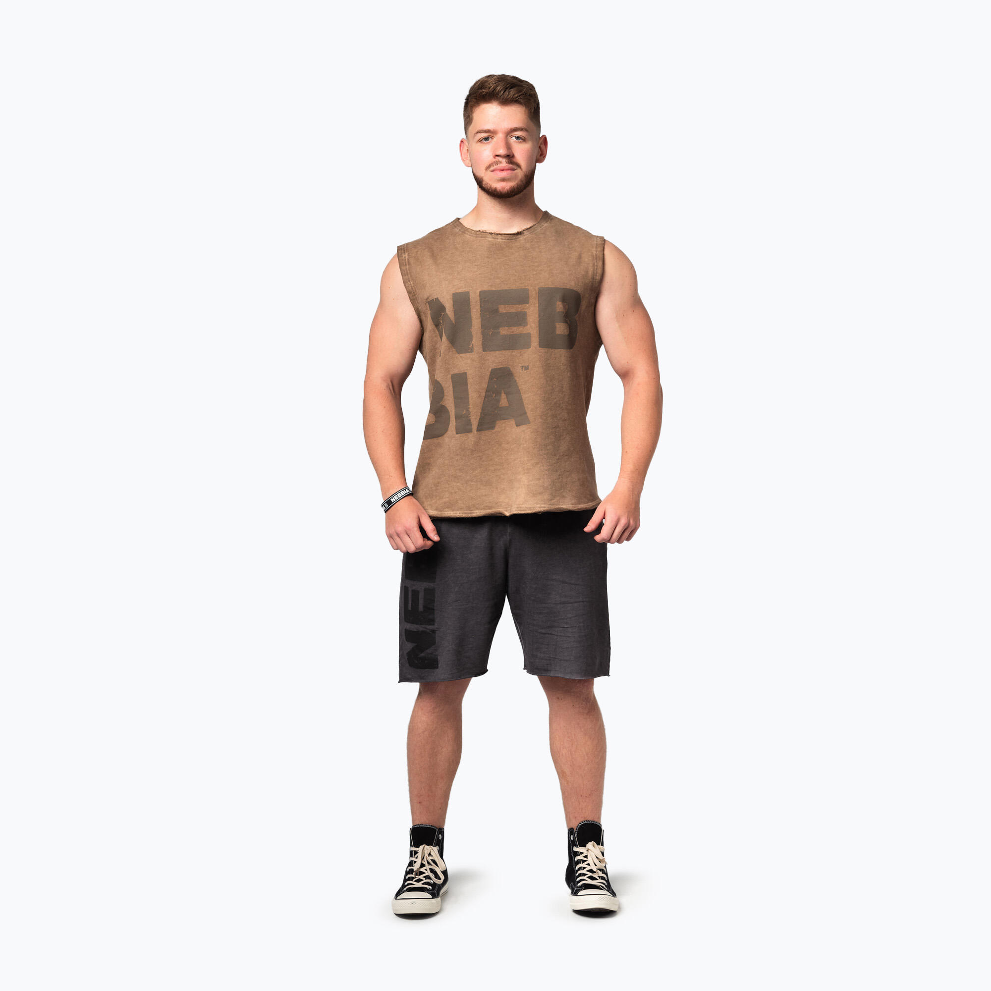 Koszulka treningowa męska Washed-Off Beastin