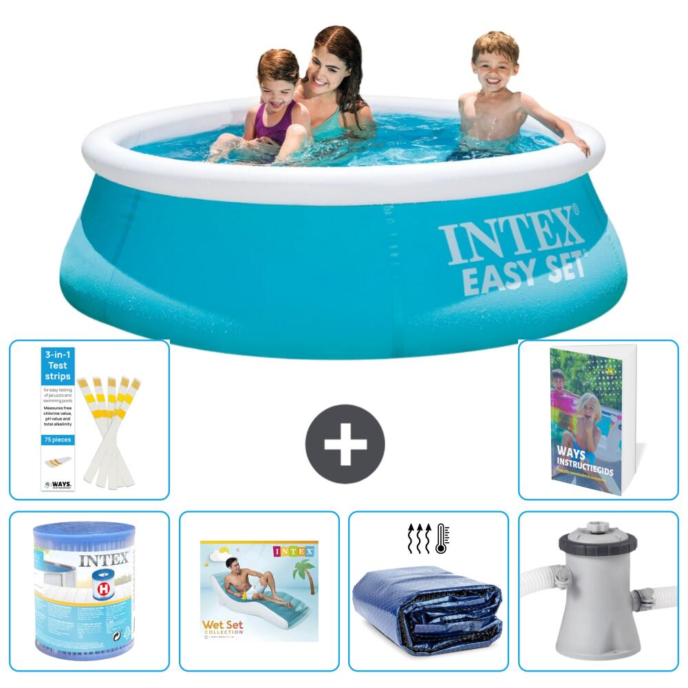 INTEX Basen Easy Set Okrągły - 183x51 cm - 7-częściowy S173