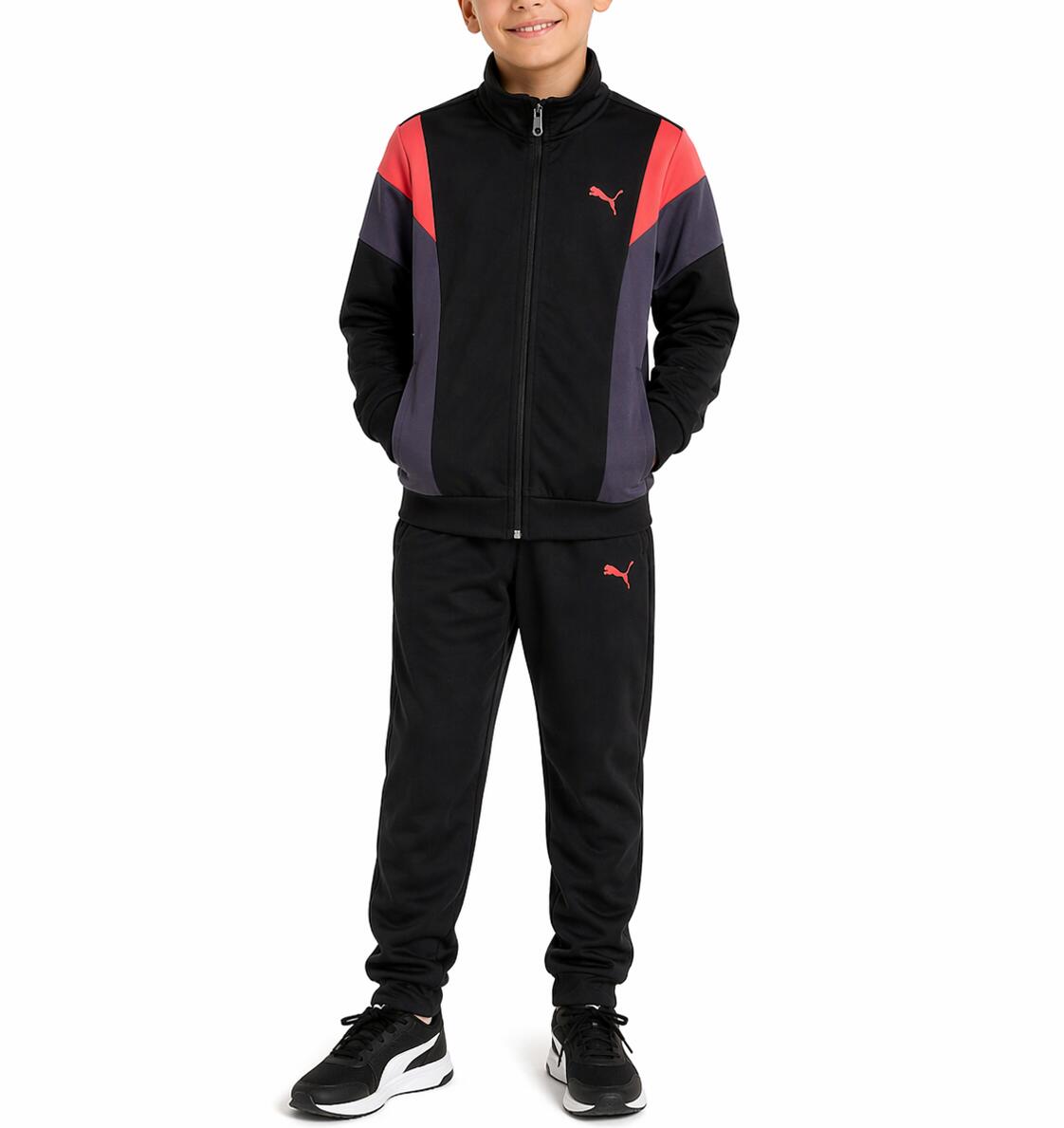 Komplet dresowy dziecięcy chłopięcy sportowy PUMA FUN TD 834291-01