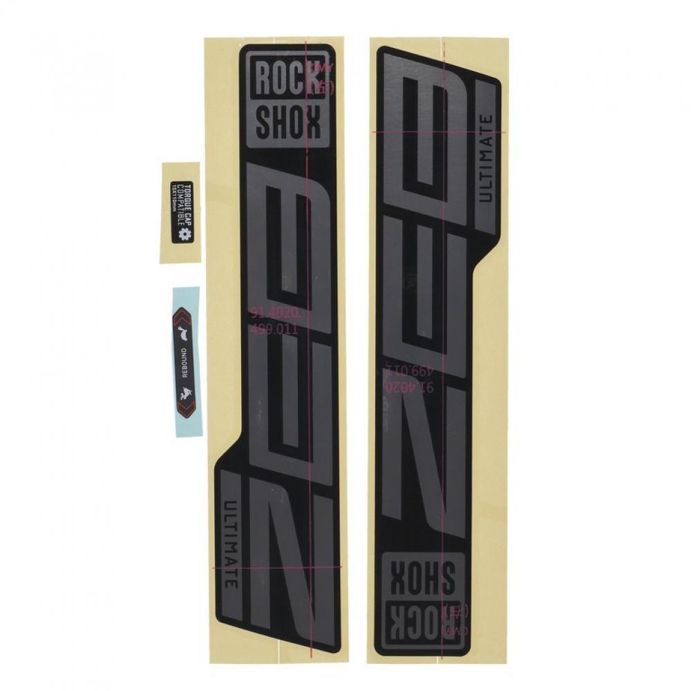 Zestaw naklejek na widły Rockshox Zeb Ult 27/29 Gloss Polar Foil High