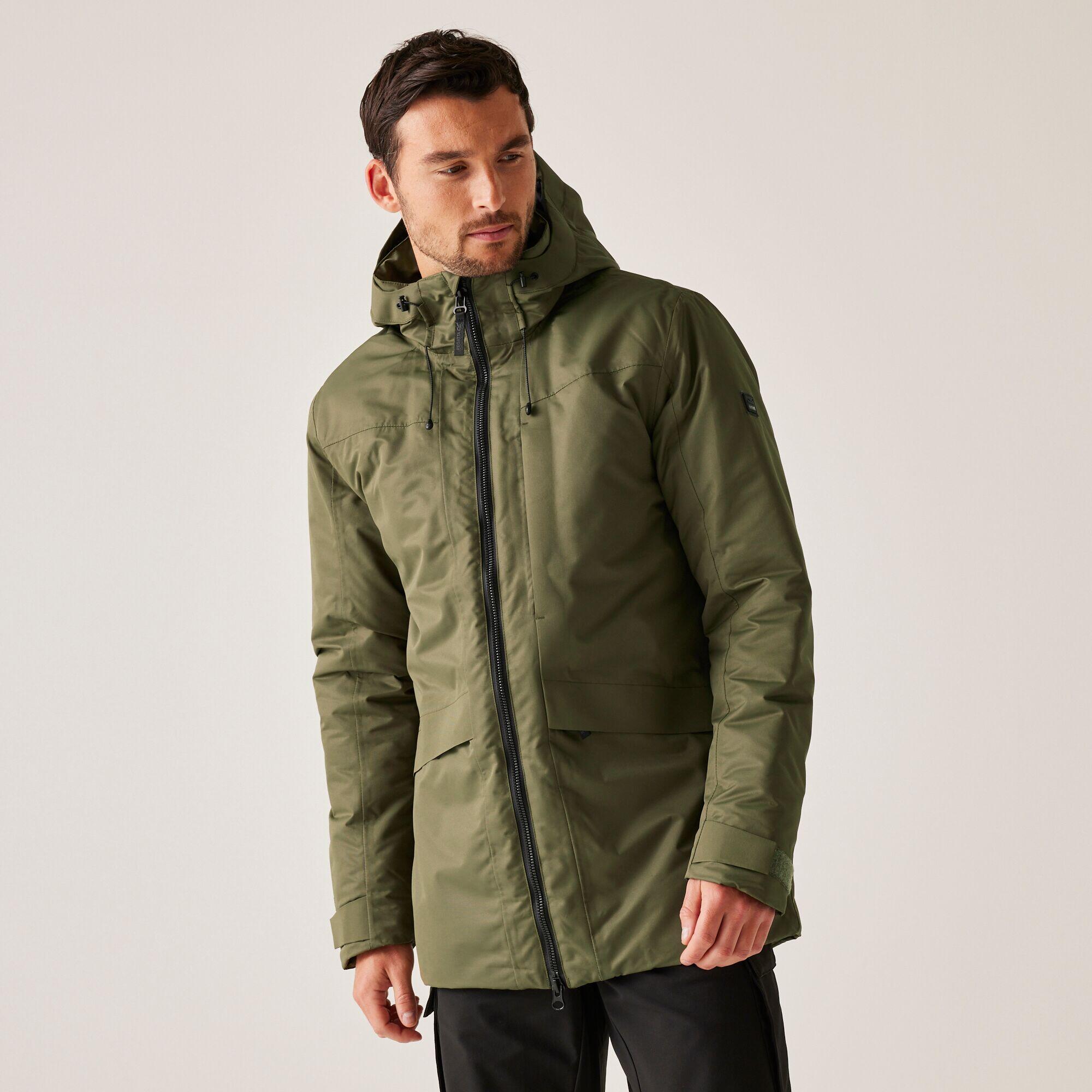 Kurtka męska przejściowa ocieplana przeciwdeszczowa Balaton