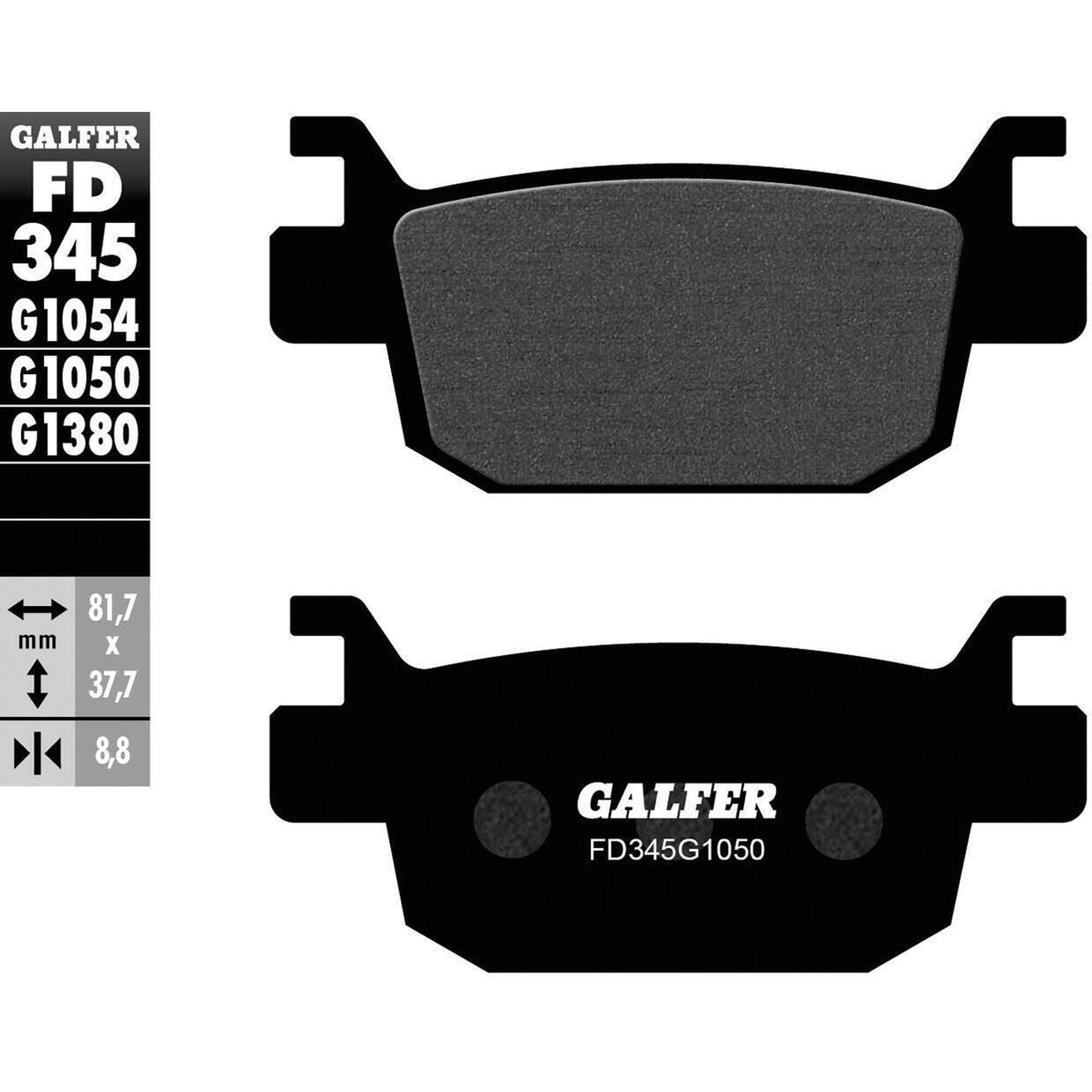 Klocki hamulcowe GALFER FD345 81 7 x 37 7 x 8 8 mm