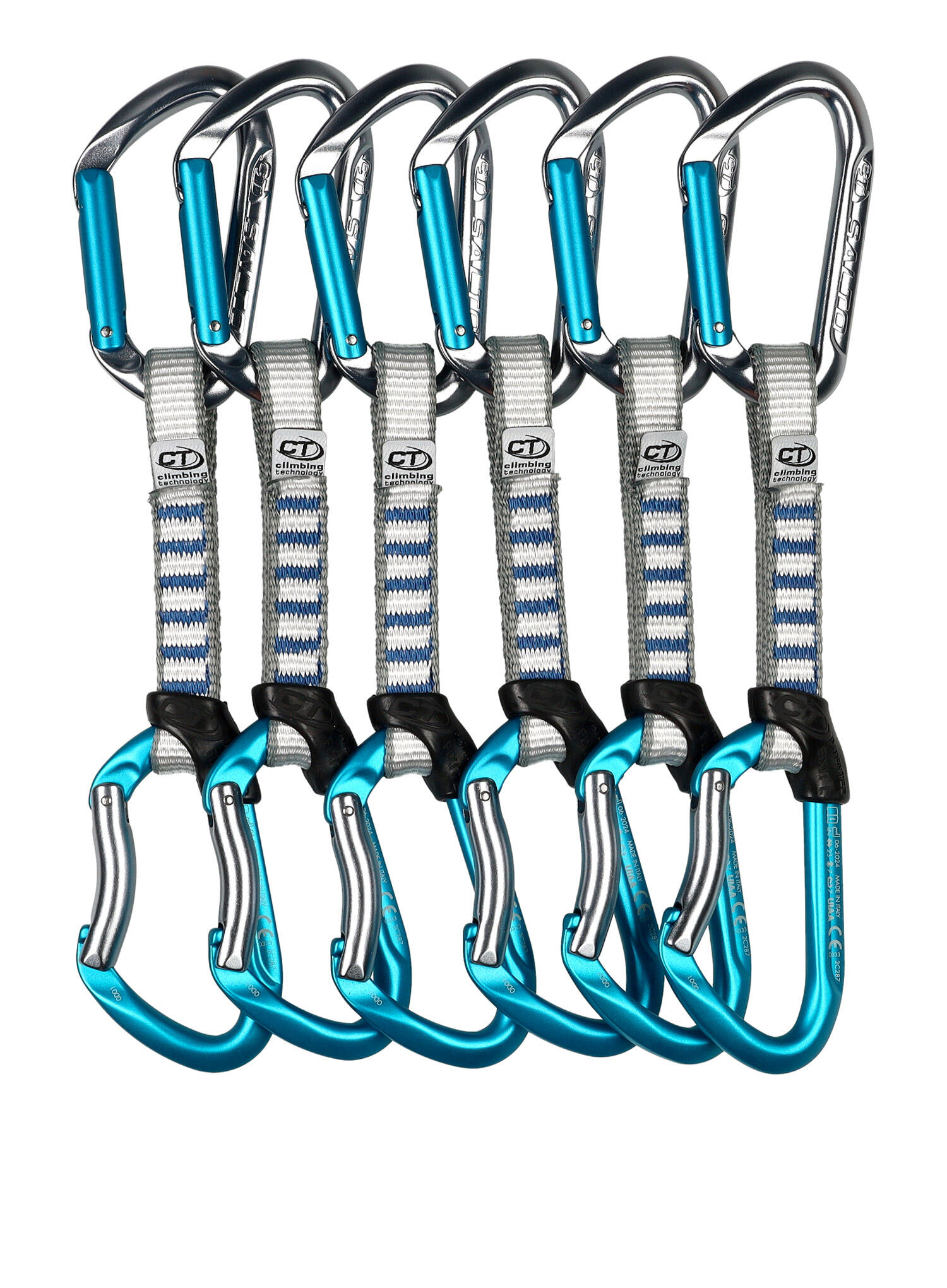 Ekspresy wspinaczkowe Climbing Technology Salto Set NY 12 cm 6-Pack