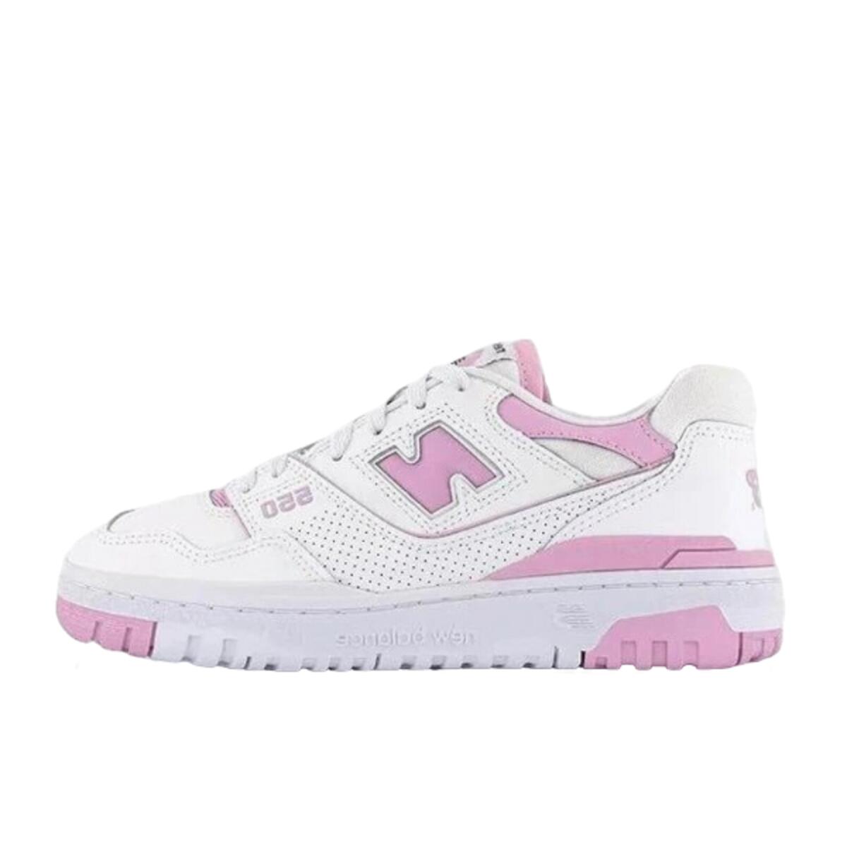 New Balance 550 White Bubblegum Pink