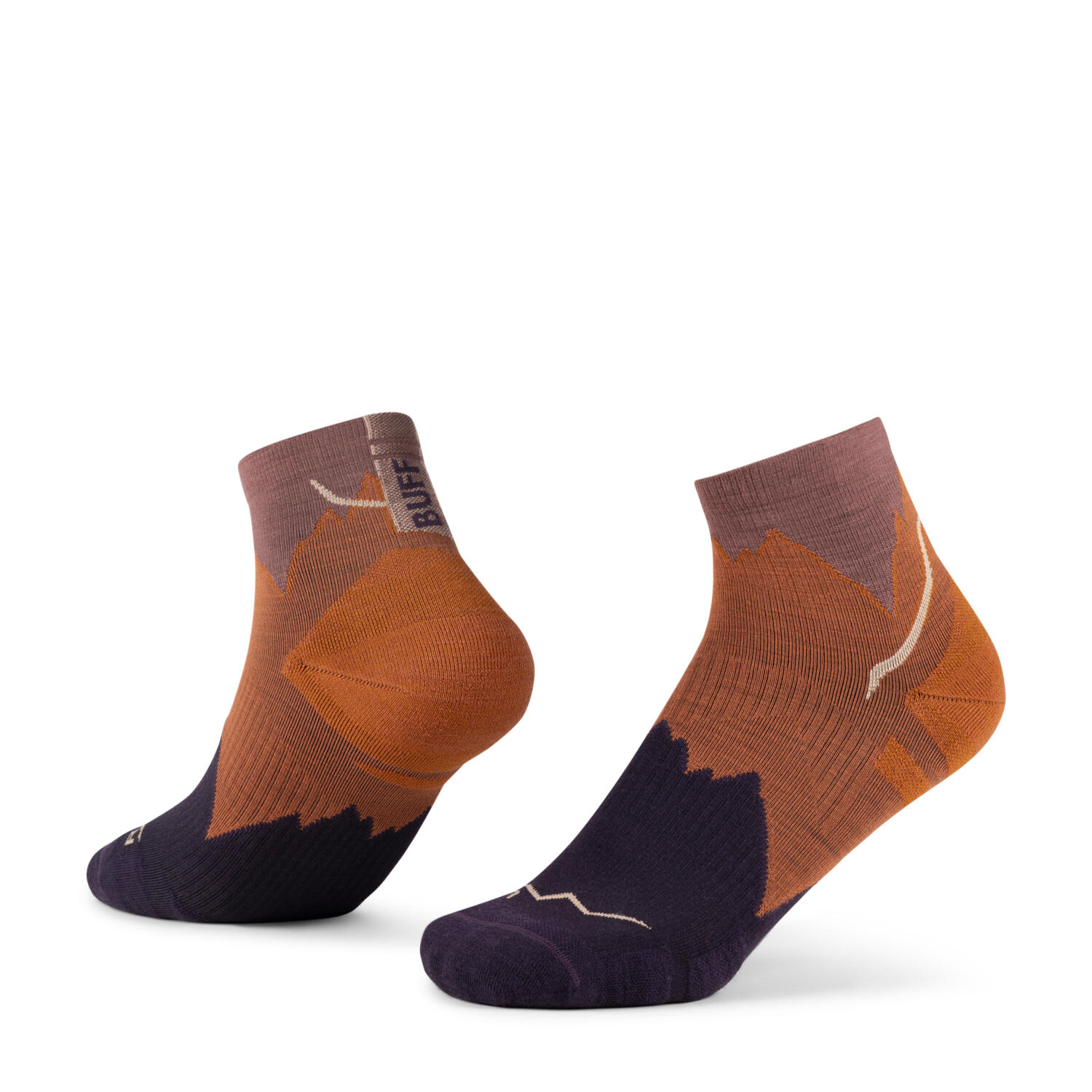 Skarpety turystyczne Buff Merino LIghtweight Quarter Sock LWQ3