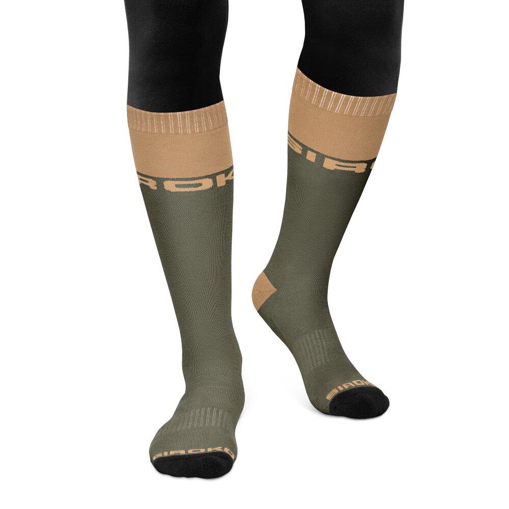 Skarpety snowboardowe Siroko Fuji Olive Green