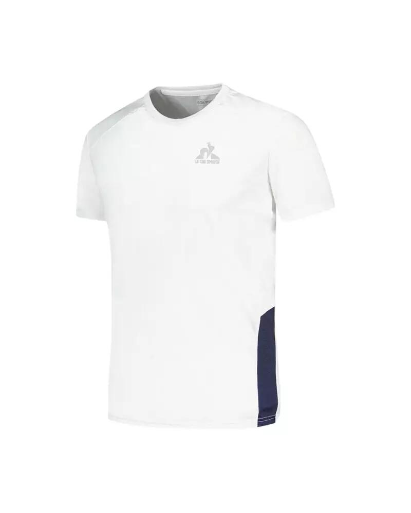 Le Coq Sportif ESS SPORT Tee SS N°1 M ne Blanc