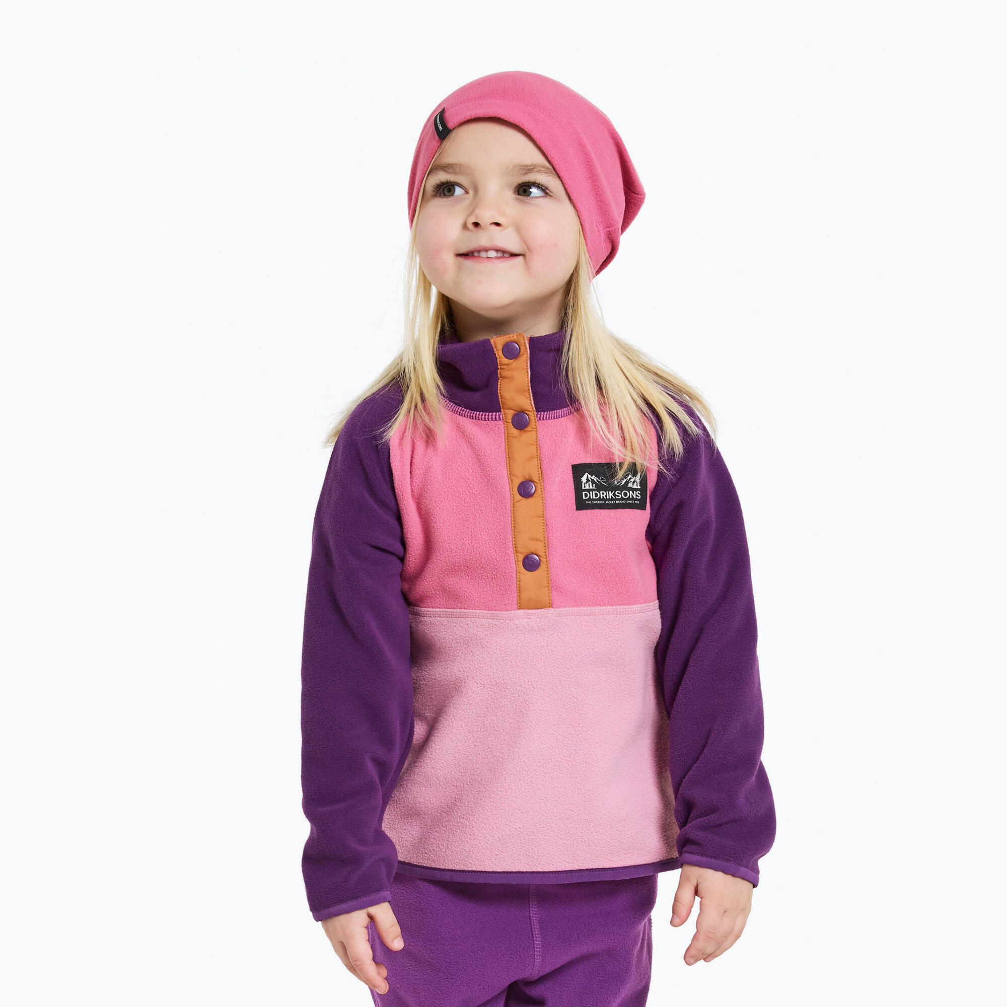 Bluza polarowa dziecięca Didriksons Monte Half Button