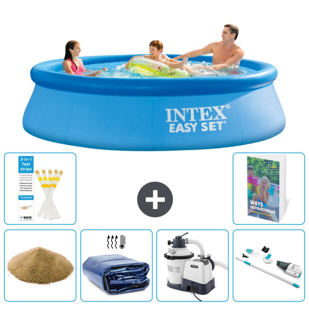 INTEX Basen Easy Set Okrągły - 305x76 cm - 7-częściowy S89
