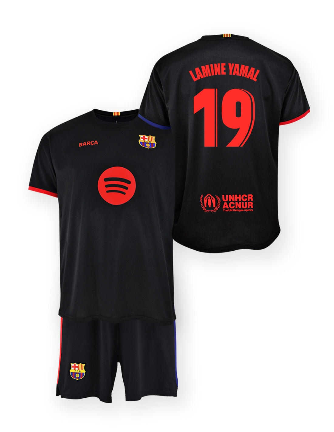 Zestaw koszulek dziecięcych FC Barcelona 24-25 Premium - Lamine Yamal